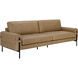 Camus Ludlow Sesame Leather Sofa
